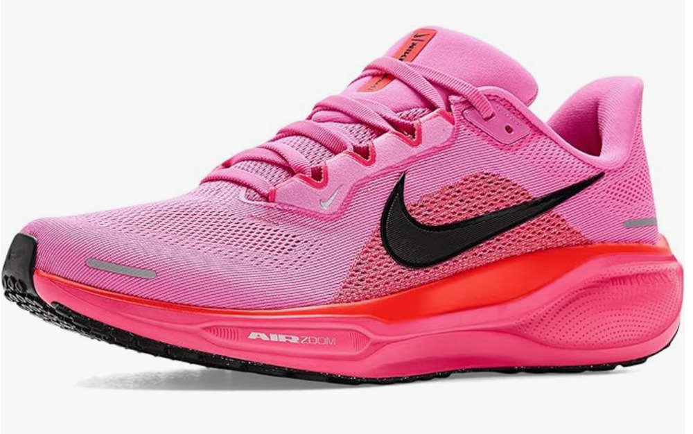Nike Women's Pegasus 41 Pink/Noir/Pink/Crimson/Silver 7 Medium